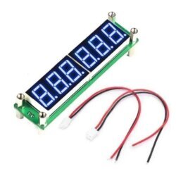 0.1-60MHz 20MHz~2.4GHz RF Signal Frequency Counter Simometer - Blue - 2