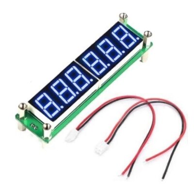 0.1-60MHz 20MHz~2.4GHz RF Signal Frequency Counter Simometer - Blue - 2