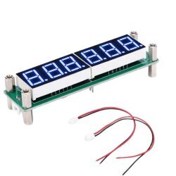 0.1-60MHz 20MHz~2.4GHz RF Sinyal Frekans Sayacı Simometre - Mavi - 1