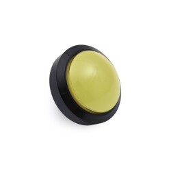 100mm 12V Illuminated Game Machine Button - Yellow 