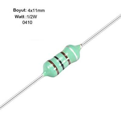 100uH 1/2W Direnç Tip Bobin - 0410 - 1