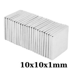 10x10x1mm Neodymium Strong Magnet