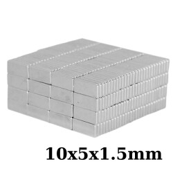 10x5x1.5mm Neodyum Güçlü Mıknatıs - Neodim Magnet