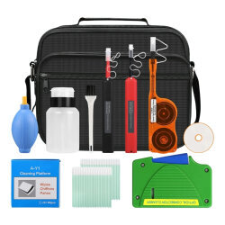 12-Piece Fiber Optic Cleaning Kit