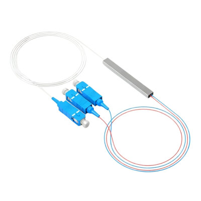 1/2 PLC SC/UPC Single Mode Fiber Optic Splitter - 1 Meter - 1