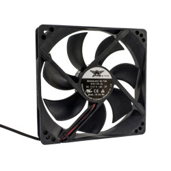 120x120x25mm 12V 0.16A Fan 2 Wire 