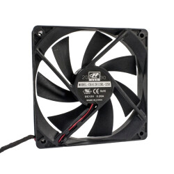 120x120x25mm 12V 0.20A Fan 2 Wire 