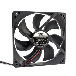 120x120x25mm 12V 0.25A Fan 2 Wire