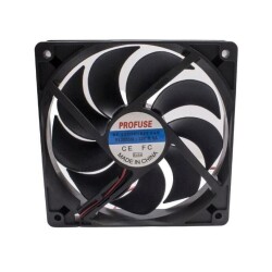 120x120x25mm 12V 0.30A Fan 2 Wire
