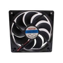 120x120x25mm 24V 0.25A Fan 2 Wire - Profuse