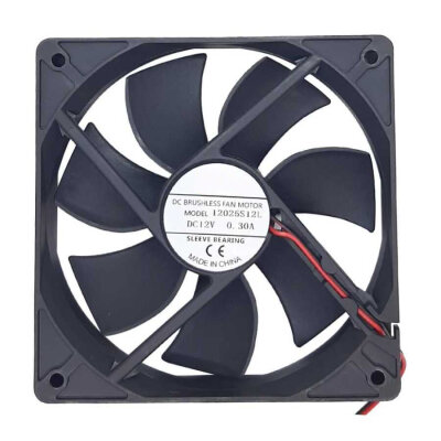120X120X38mm 220V 0.14A 2P Metal Fan - 1