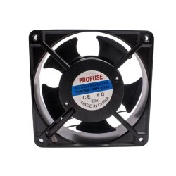 120x120x38mm 220V 0.14A Metal Fan 2 Wires - Profuse