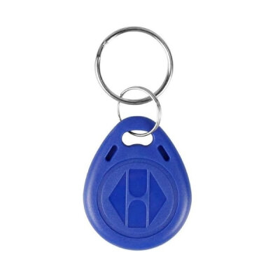 125kHz Printable RFID Keychain - Blue - 1