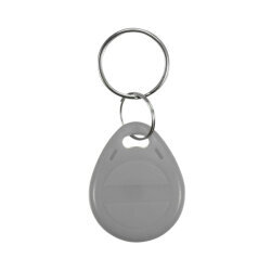 125kHz Printable RFID Keychain - Gray