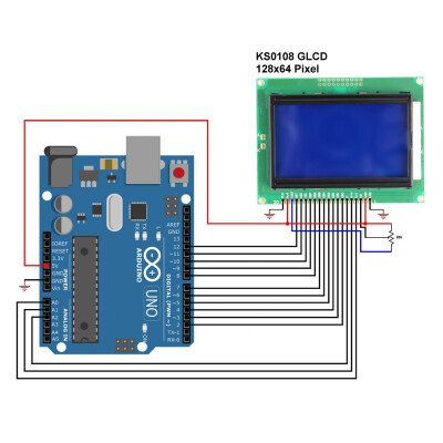 128x64 Graphic LCD Blue - 3