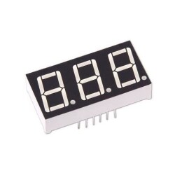 14mm 3-way 7 Segment Display - Anode
