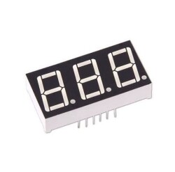 14mm 3-way 7 Segment Display - Cathode