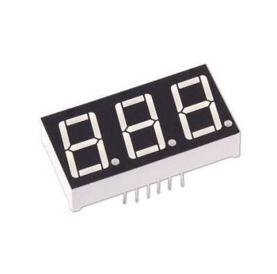 14mm 3'lü 7 Segment Display - Anot - 1