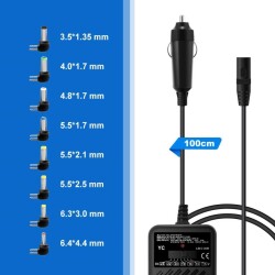 15-24V Adjustable In-Car Adapter with Cigarette Lighter Input - 2