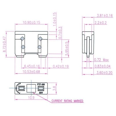 15A Mini Alçak Profil Oto Sigorta - Bıçak Sigorta - 2