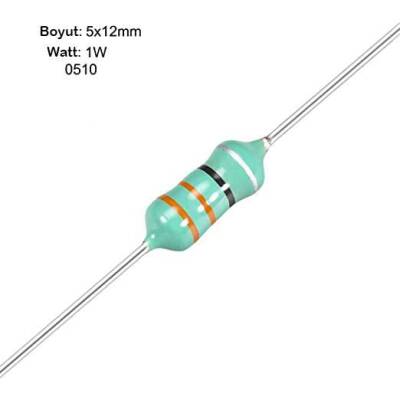 15uH 1W Direnç Tip Bobin - 0510 - 1