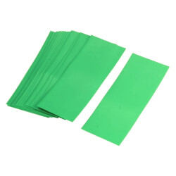 18650 Battery Coating Tube Green - 10 Pieces