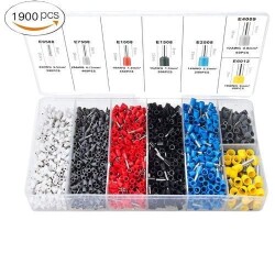 1900 Pieces 7 Types Insulated Ferrule Set - Cable Ferrule 