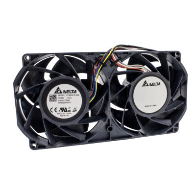 194x99x38mm 24V 10.2A 2-Way Fan with 8 Cables - FT482A10-Q04 - 1