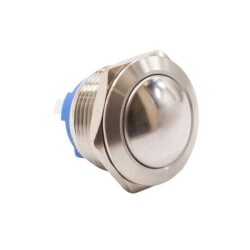 19G-Q1 19mm Ball Head Momentary Metal Button - 1