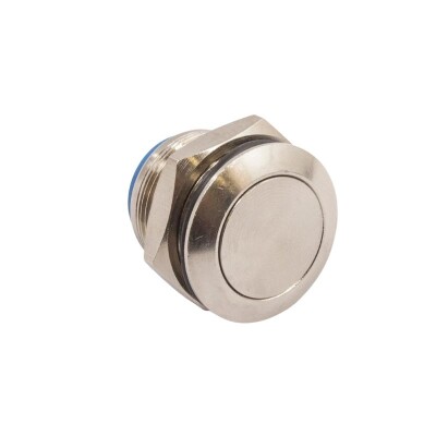 19mm Düz Yaylı Metal Buton - AV09C703 - 1