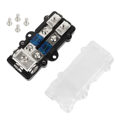 2-Channel Car Amplifier Fuse Box - 60A Fuse - 2