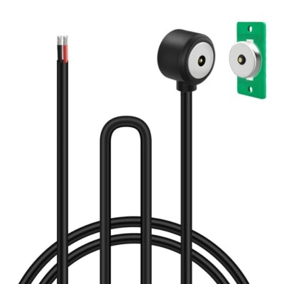 2-Pin 15mm 90C Kablolu PCB'li Pogo Pin Manyetik Konnektör Takımı - 1