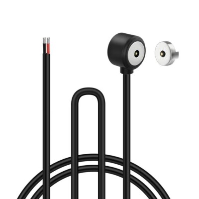 2-Pin 15mm 90C Kablolu Pogo Pin Manyetik Konnektör Takımı - 1