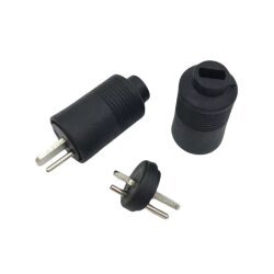 2 Pin DIN Hoparlör Konnektörü - Erkek - 3