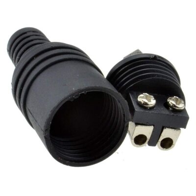 2 Pin DIN Screw Type Speaker Connector - Male - 2
