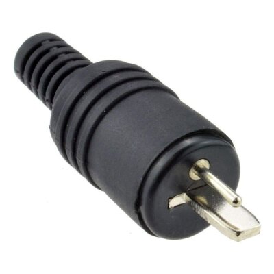 2 Pin DIN Screw Type Speaker Connector - Male - 1