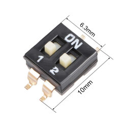 2-Pin SMD Dip Switch - 3
