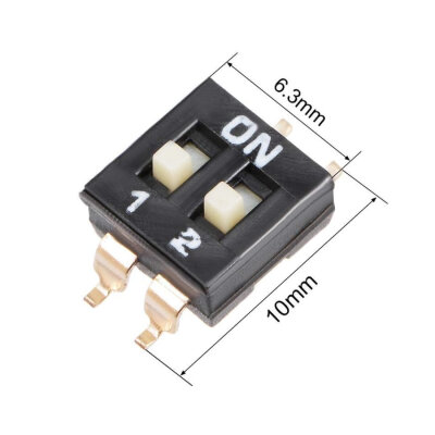 2-Pin SMD Dip Switch - 3