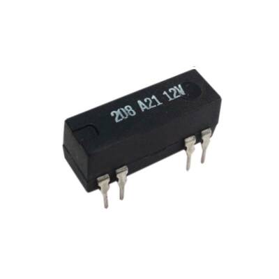 208 A21 12V Reed Röle Çift Kontak N/O 12VDC 0.5A - 1