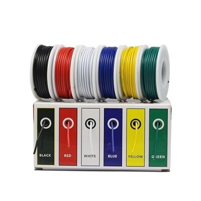 20AWG Çok Damarlı Montaj Kablosu Seti - 6 Renk 60M - 3