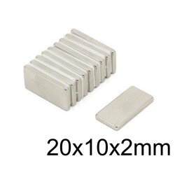 20X10x2mm Neodymium Strong Magnet