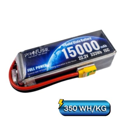 22.2V 6S 15000mAh 15C Solid State Lipo Battery - 1