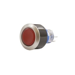 22mm 24V Kırmızı Yaylı Buton CD-AWY-11D/24V/R 