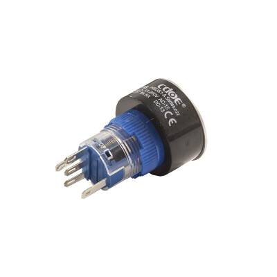 22mm 24V Sarı Anahtarlı Buton CD-AWY-11DZ/24V/Y - 2