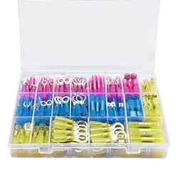 240 Pieces 24 Types Insulated Cable End Set