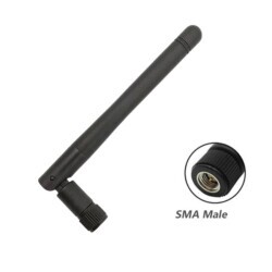 2.4G 2DB WIFI 110mm 90 Derece Ayarlanabilir SMA Erkek Anten - 1