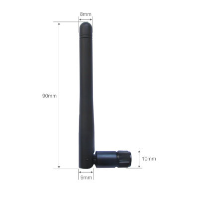 2.4G 3DB WIFI 110mm 90 Derece Ayarlanabilir SMA Dişi Anten - 2