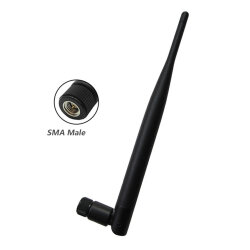 2.4G 5DB WIFI 190mm 90 Degree Adjustable SMA Male Antenna - 1