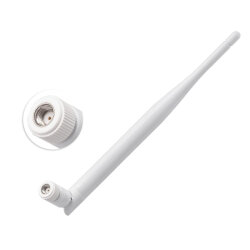 2.4G 6dBi 170mm 90 Derece RP-SMA Erkek Anten - 1