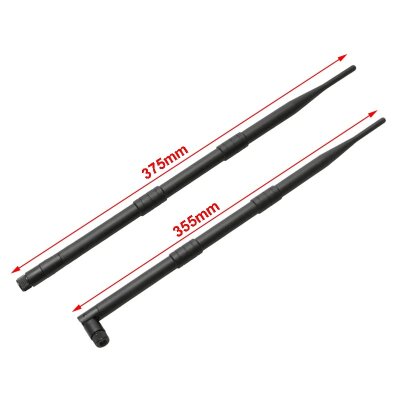 2.4G 9dBi 355mm 90 Derece RP-TNC Erkek Anten - 2